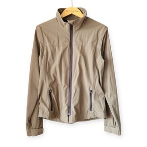 Tilley Convertible Travel Jacket in olive tan size small